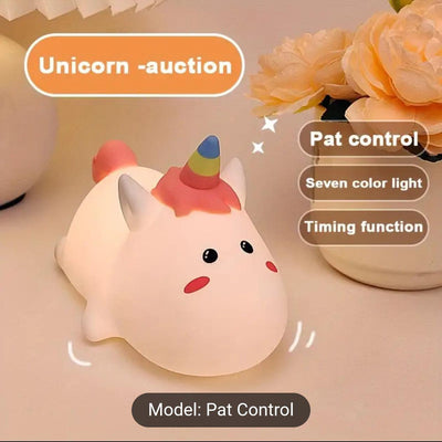 Unicorn premium quality silicone night lamp