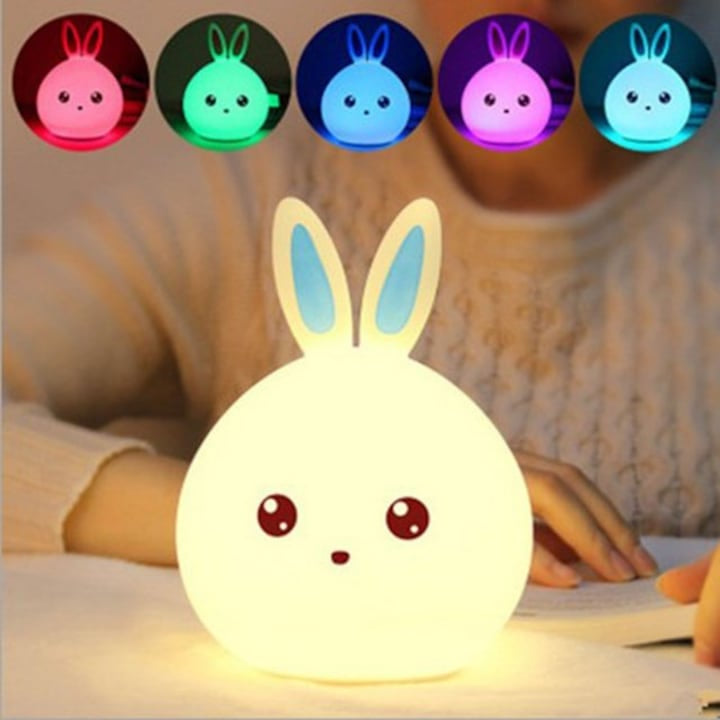 Rabbit premium quality silicone night lamp