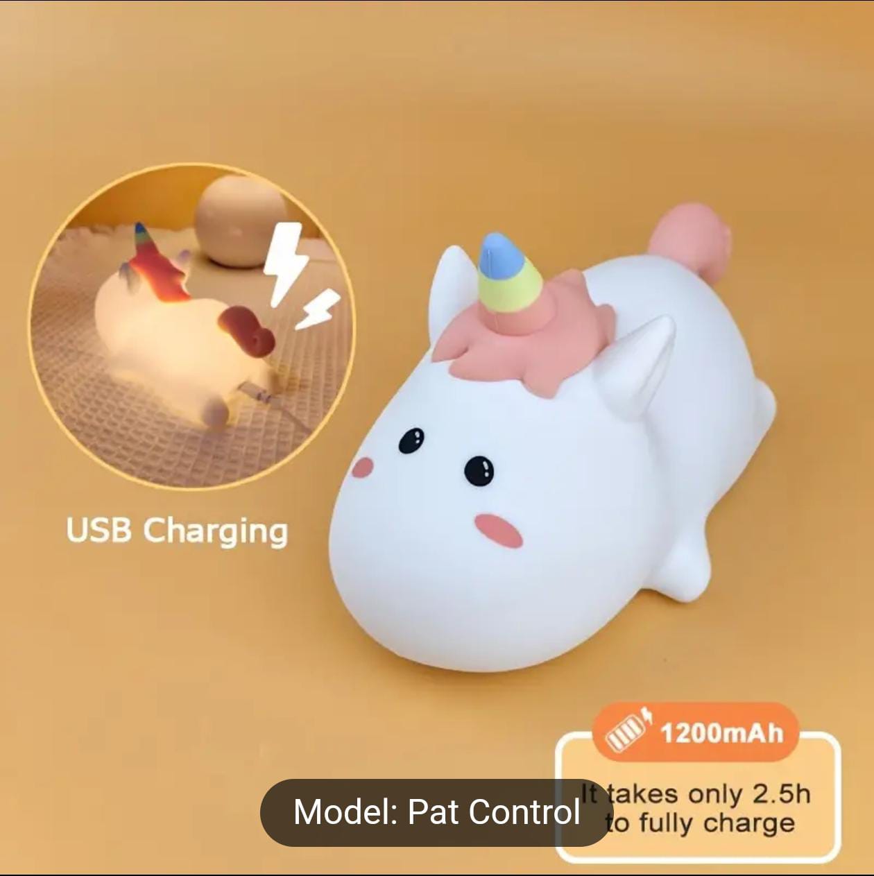Unicorn premium quality silicone night lamp