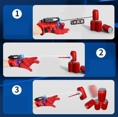 Spider-man sticky shot hand sling