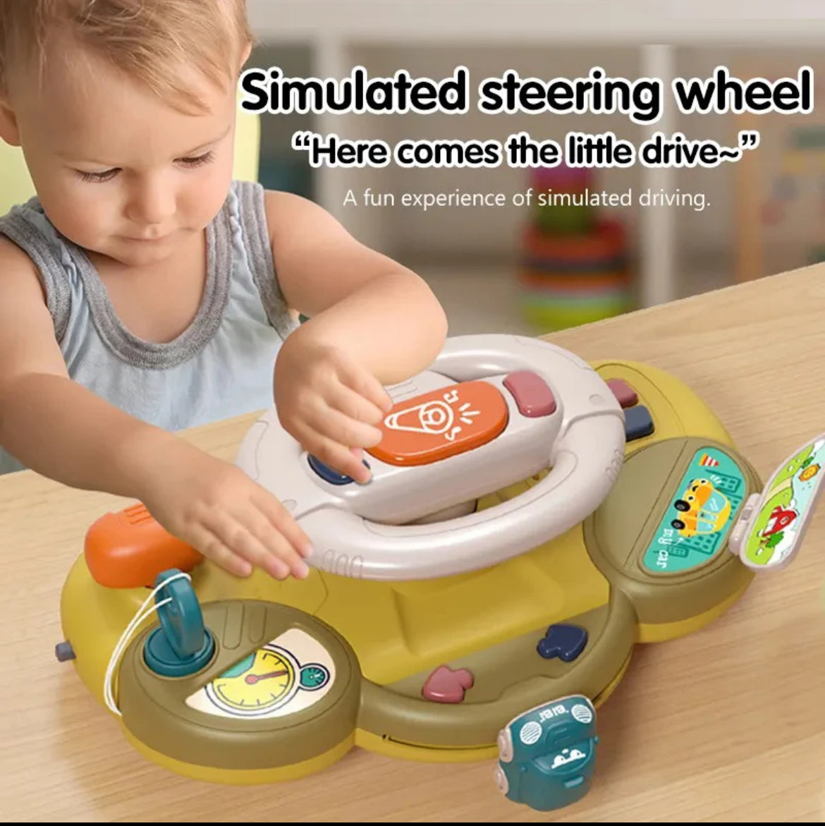 Simulated steering wheel for your kiddos