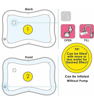 Interactive Water Play for Sensory Stimulation and Fun Tummy Time