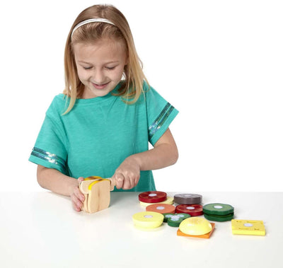 Mellissa and Doug burger wooden DIY kit