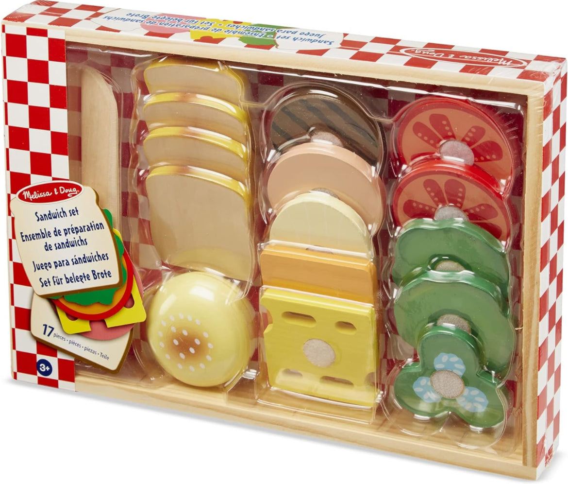 Mellissa and Doug burger wooden DIY kit