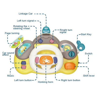 Simulated steering wheel for your kiddos