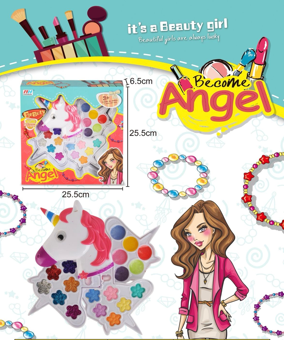 Unicorn make up cosmetics for girls specially curated for your kiddos