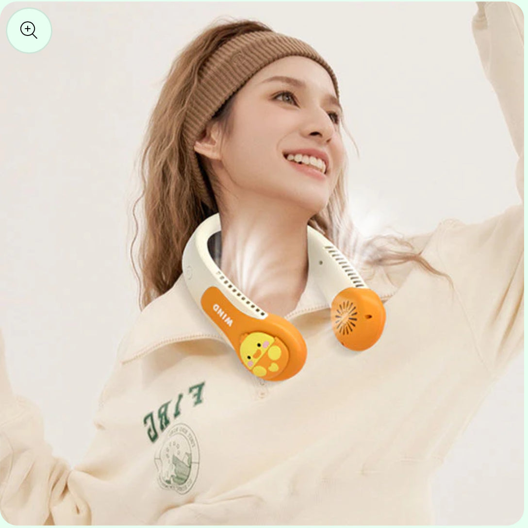 Stylist neck fan- Rechargeable personal Fan