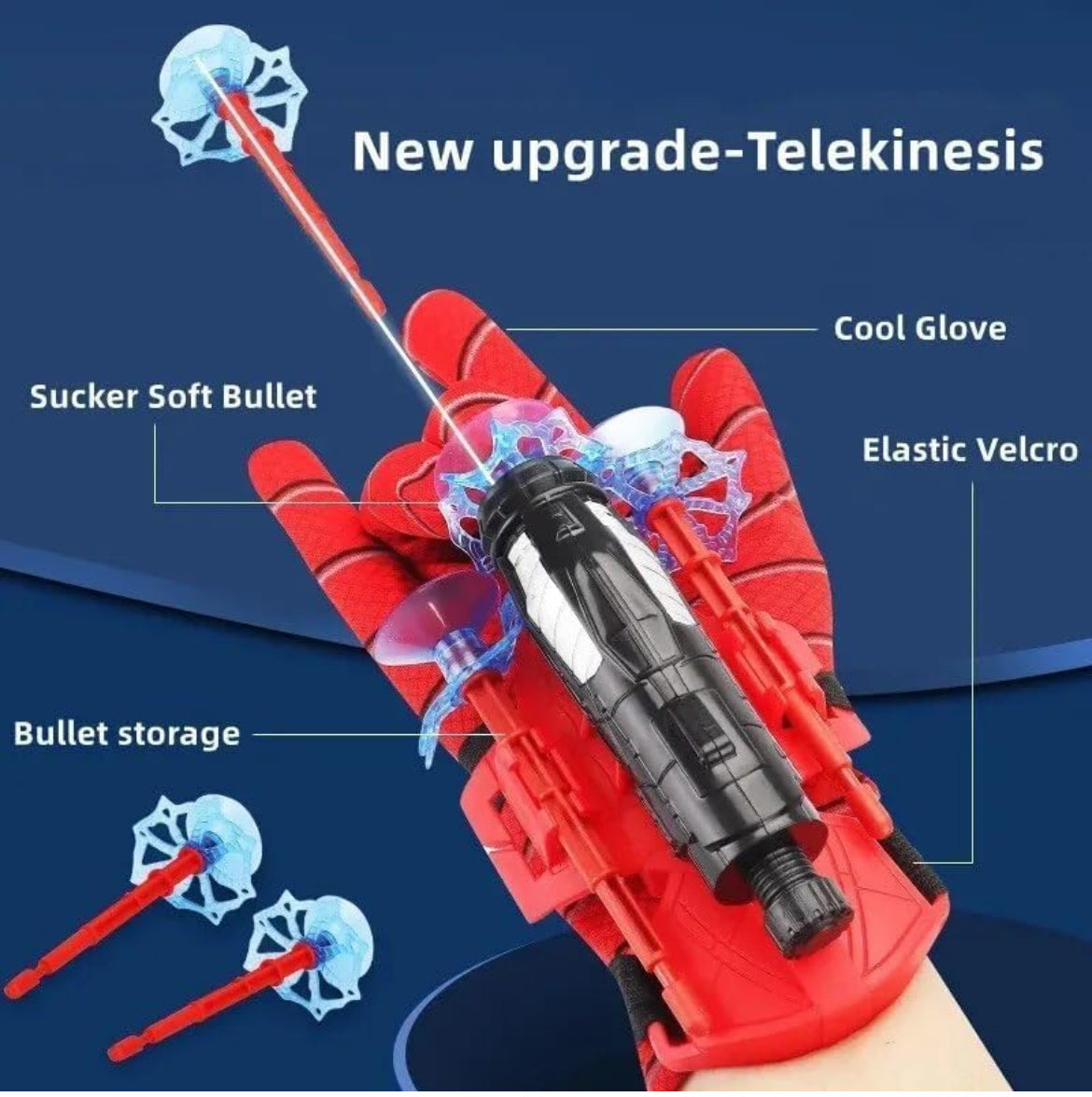 Spider-man sticky shot hand sling