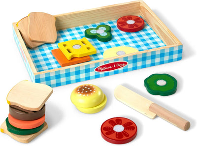Mellissa and Doug burger wooden DIY kit