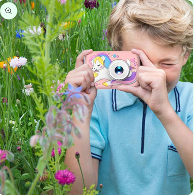 Unicorn fun camera for kids- 1080P | Auto Focus and games