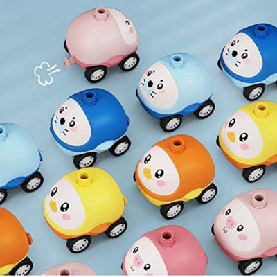 Balloon Powered Car Set - Creative & Cute Aerodynamic Toy