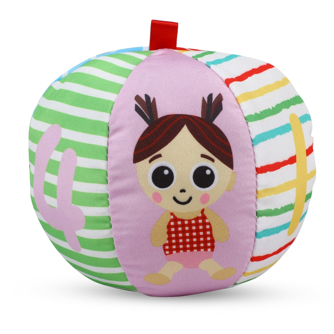 Newborn Play Kit With High Contrast Cards, Toy Rattles And Teethers 6 Items 0-12M - Multicolour