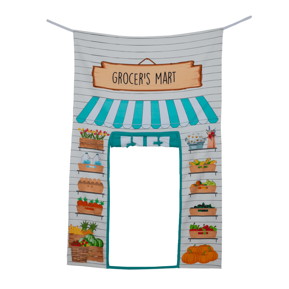 Role Play Grocers Mart & Cash Register Set