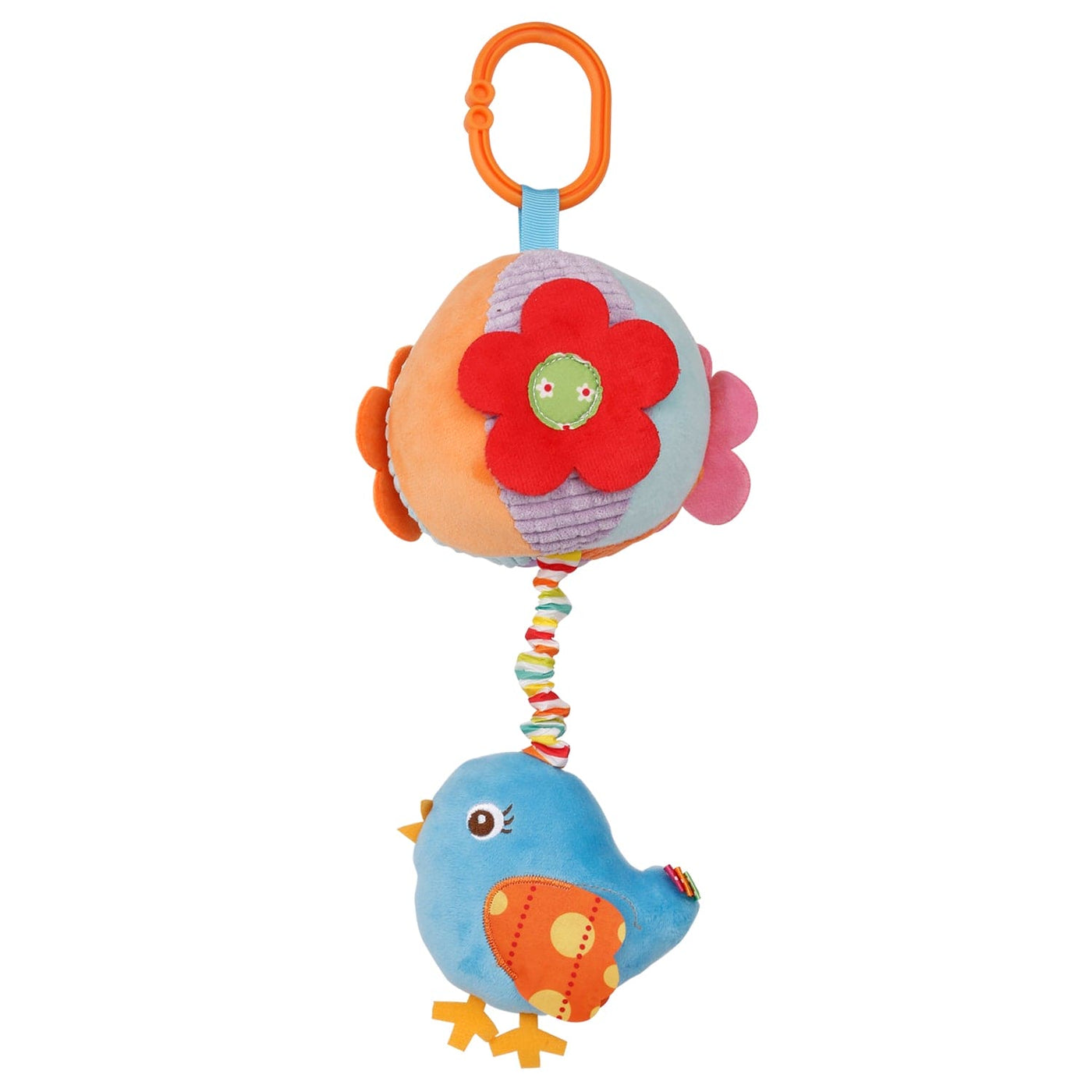Bird Blue Hanging Pulling Toy