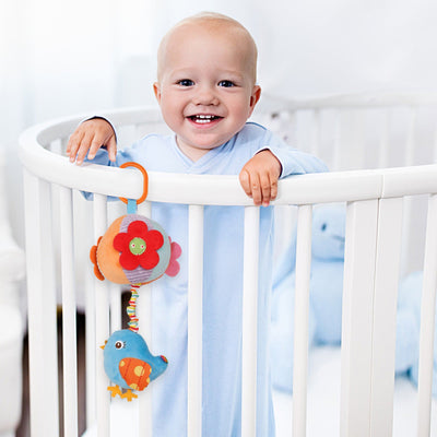 Bird Blue Hanging Pulling Toy