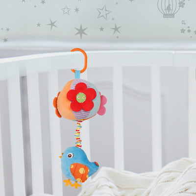Bird Blue Hanging Pulling Toy