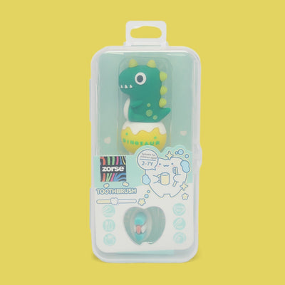 ZORSE baby toothbrush special curated for your child's teeth in style for  2-7 year olds (dinosaur random-print)