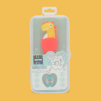 ZORSE baby toothbrush special curated for your child's teeth in style for  2-7 year olds (dinosaur random-print)