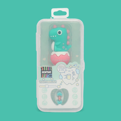 ZORSE baby toothbrush special curated for your child's teeth in style for  2-7 year olds (dinosaur random-print)