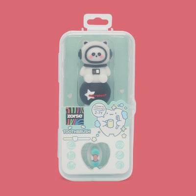 ZORSE baby toothbrush special curated for your child's teeth in style 2-7 year olds (random space bear-print)