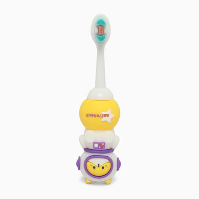ZORSE baby toothbrush special curated for your child's teeth in style 2-7 year olds (random space bear-print)