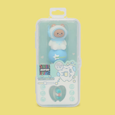 ZORSE baby toothbrush special curated for your child's teeth in style 2-7 year olds (random space bear-print)
