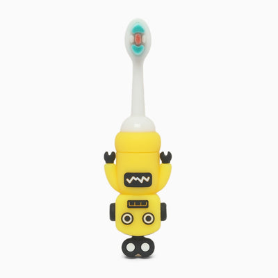 ZORSE baby toothbrush special curated for your child's teeth in style 2-7 year olds (random robot-print)