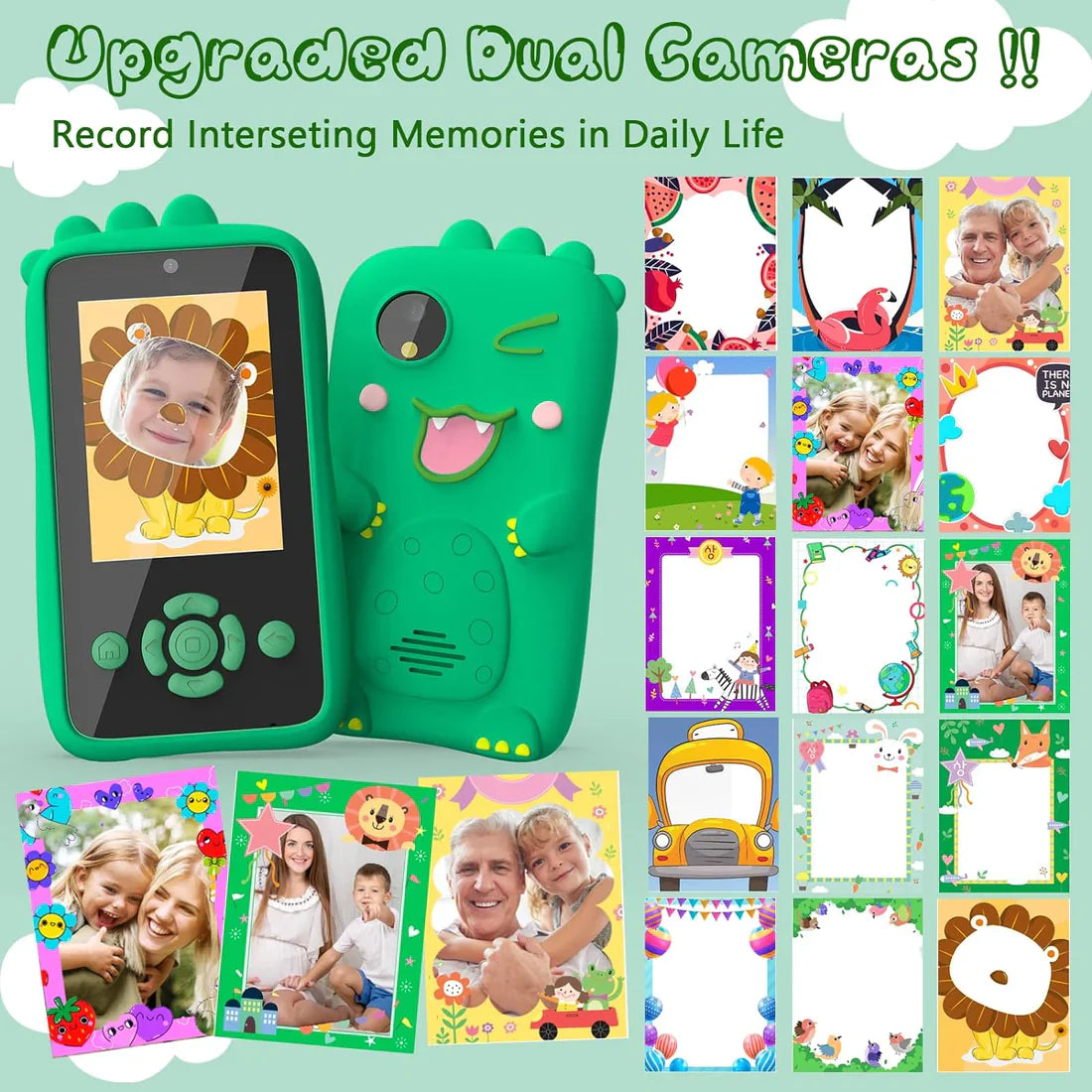 Kids smartphone camera toy phone with games and more!