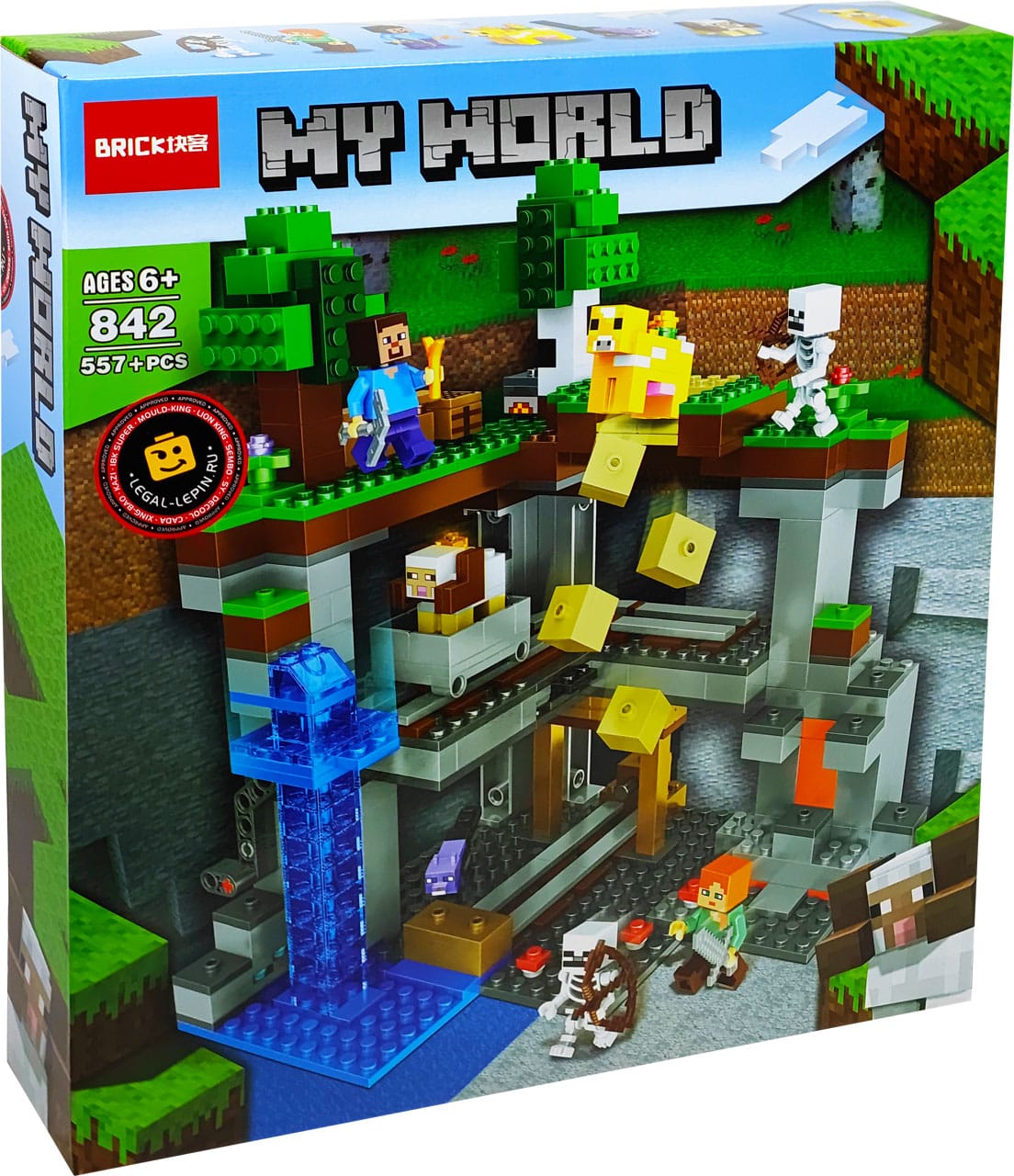 MY WORLD 557 pcs DIY kit (6+)