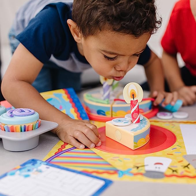 Melissa & Doug wooden birthday party play set DIY kit