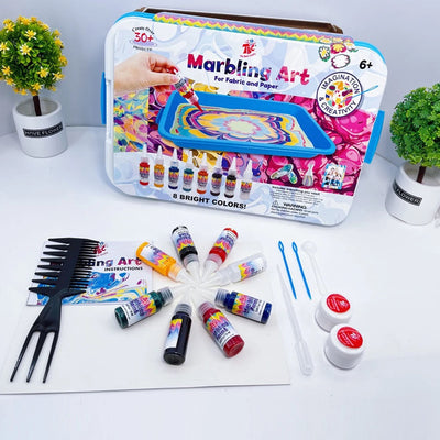 Marbling art fun for your kiddos!