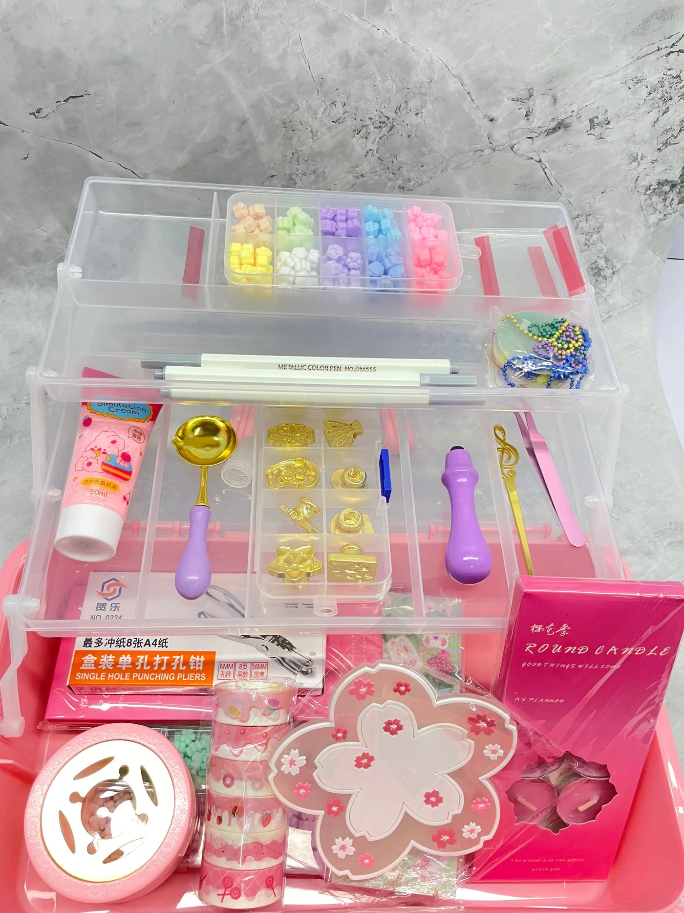 CANDYLAND premium DIY sealing wax 18 pcs set for your tots