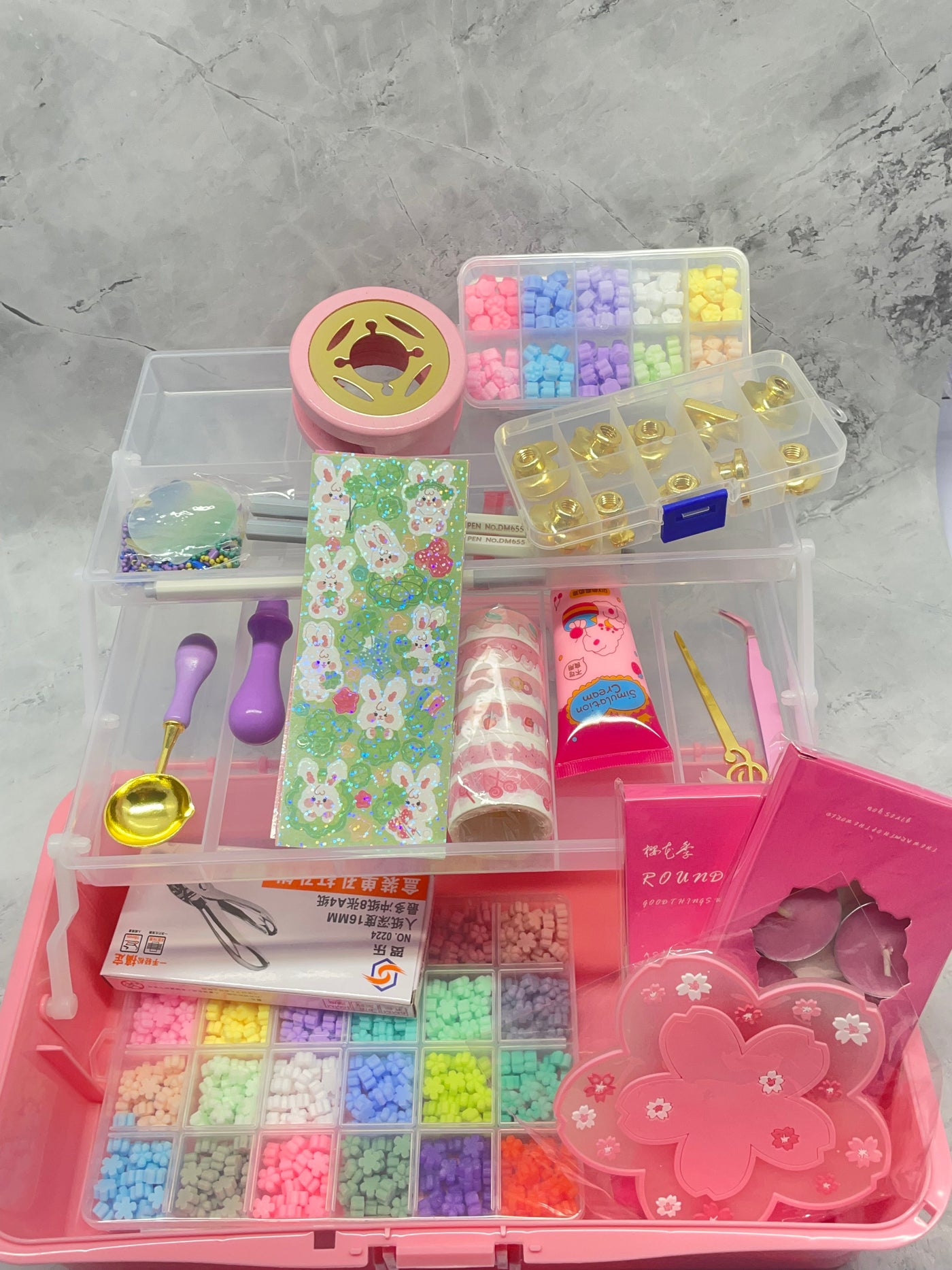 CANDYLAND premium DIY sealing wax 18 pcs set for your tots