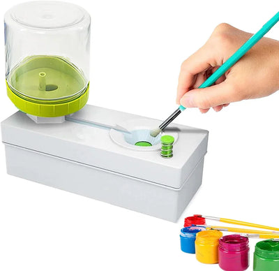 Multifunctional Paint Brush rinser with Fresh Water Cycle in every flush ( pink )