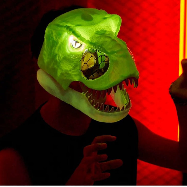 Dinosaur luminous Helmet - Glow in the Dark highly interactive and amazing quality
