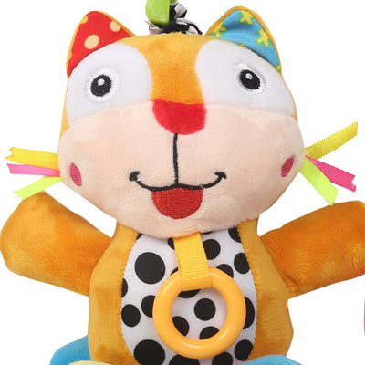 Big Eyed Multicolour Hanging Pulling Toy With Teether