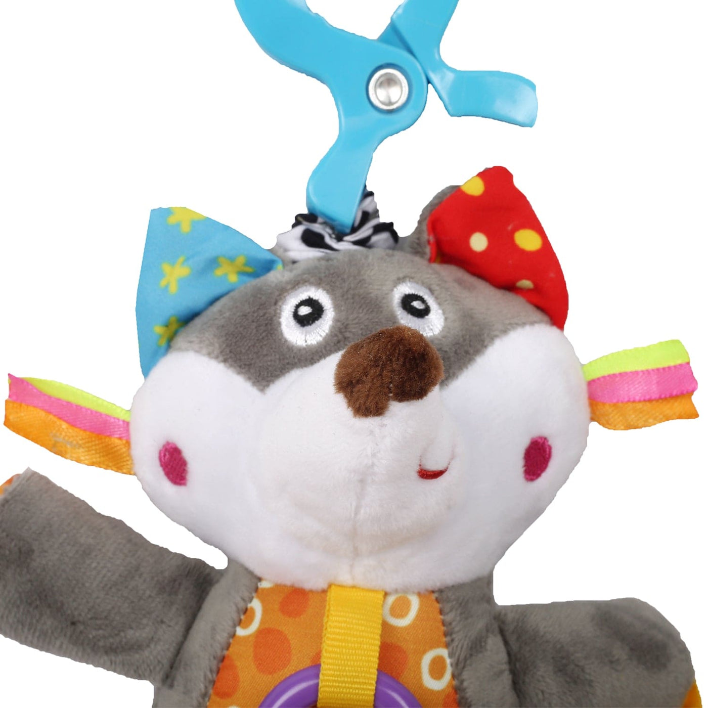 Puppy Love Multicolour Hanging Pulling Toy With Teether
