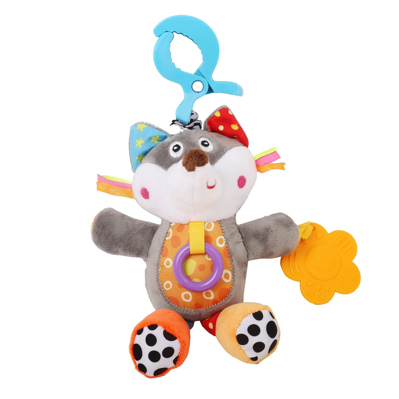 Puppy Love Multicolour Hanging Pulling Toy With Teether