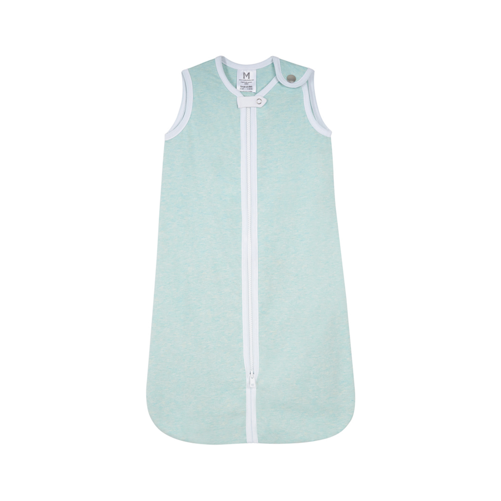 Malabar Baby Melange Wearable Baby Sleep Sack - Mint 0.6 TOG