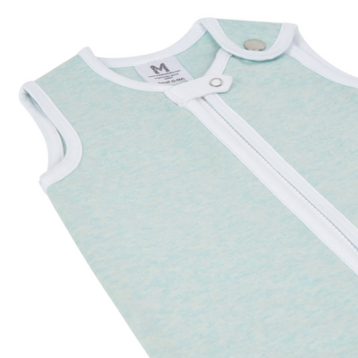 Malabar Baby Melange Wearable Baby Sleep Sack - Mint 0.6 TOG