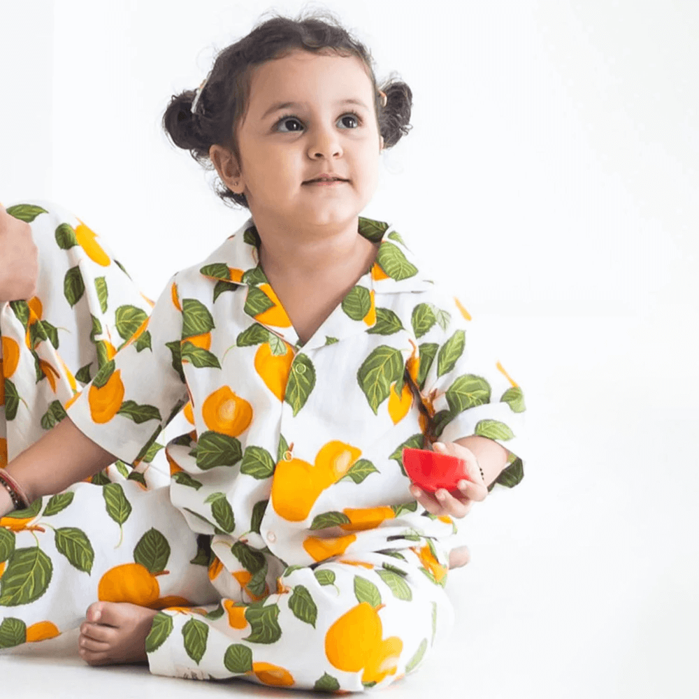 Rattle & Co. Peach of My Heart Co-ord Jammies Set