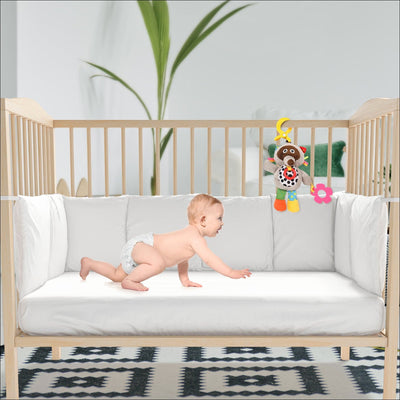 Star's Favourite Grey Hanging Pulling Toy With Teether