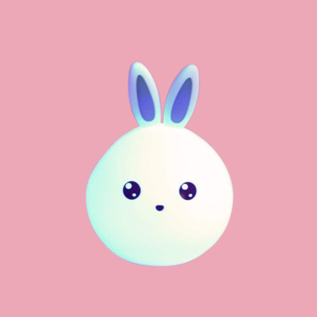 Rabbit premium quality silicone night lamp