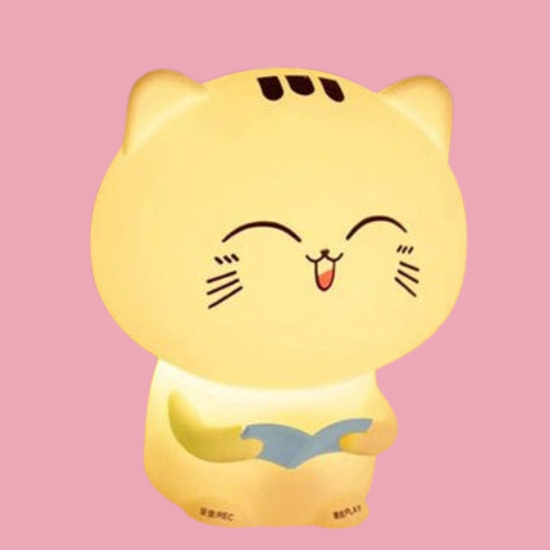 Cute cat silicone premium quality night lamp