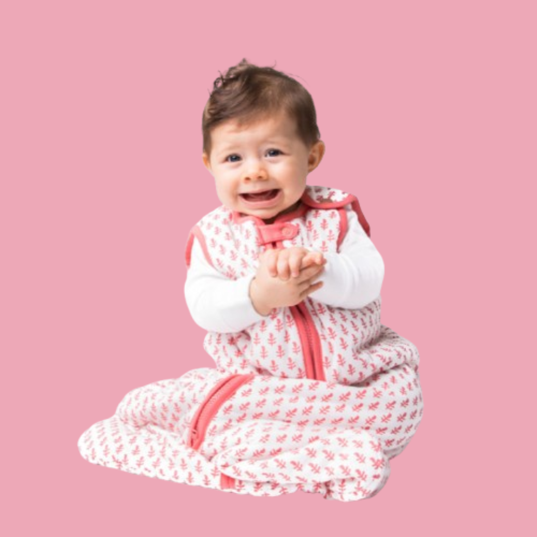 Malabar Baby Pink City Wearable Baby Sleep Sack - 0.6 TOG