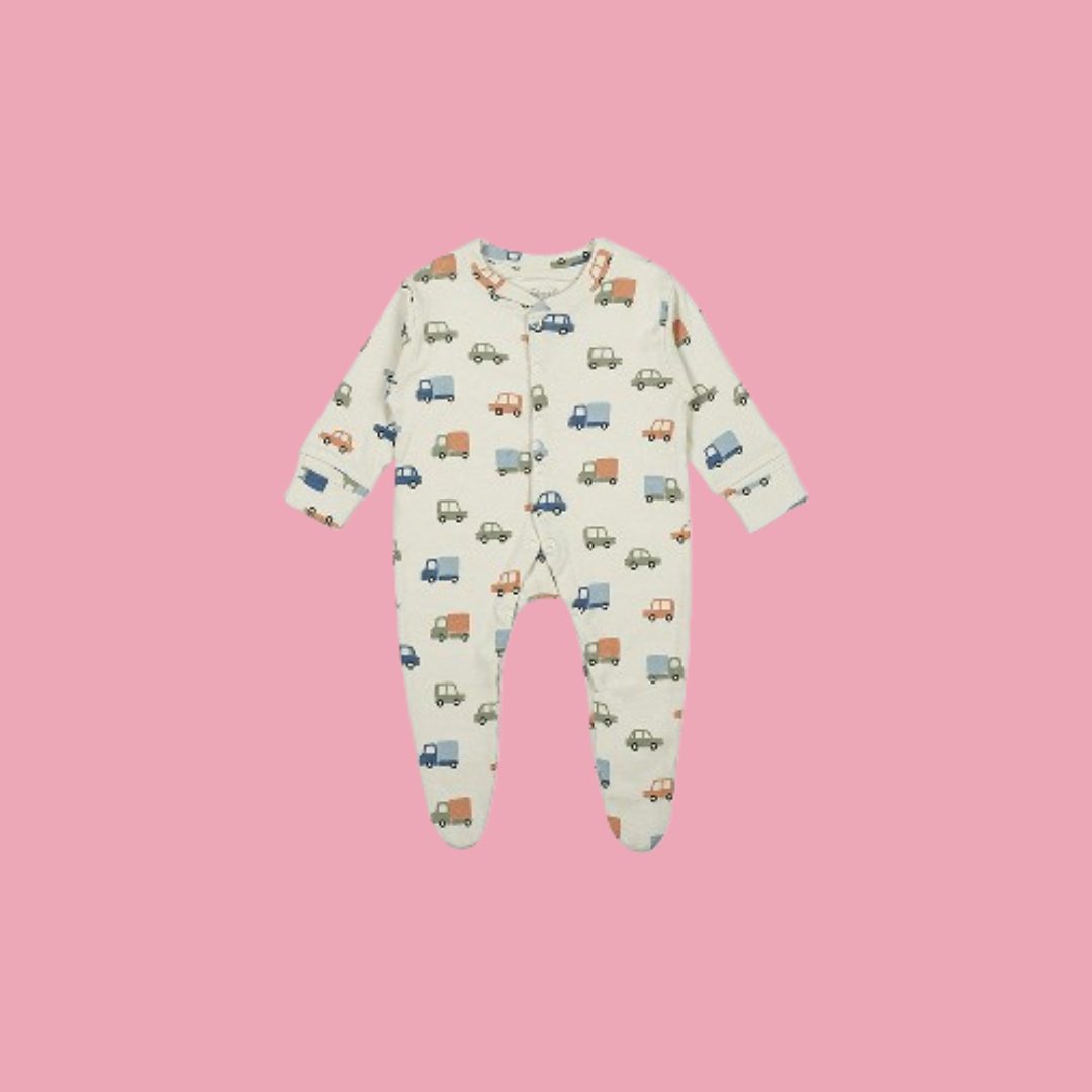 Enfants Little Racer Sleepsuit - Newborn