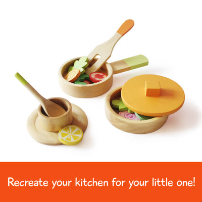 Lil Chef's Wooden Cooking Set