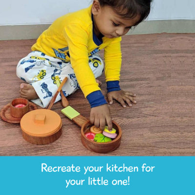 Lil Chef's Wooden Cooking Set