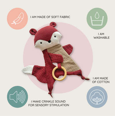 Fox Crinkle Toy